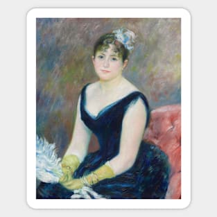 Madame Leon Clapisson by Auguste Renoir Sticker